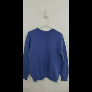 Vintage Fruit of the Loom Lg Blue Crewneck